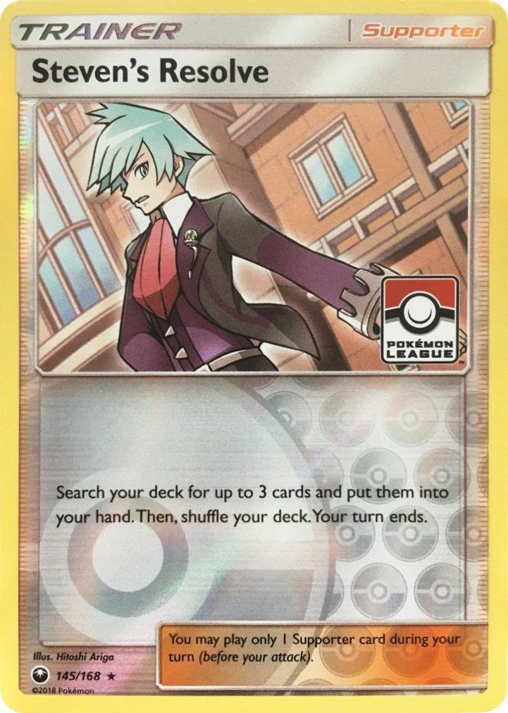 Image for Steven's Resolve - 145/168 (Pokemon League) (League & Championship Cards) (145/168) - Pokemon