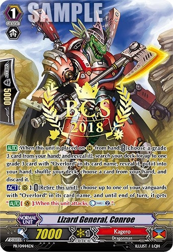 Image for Lizard General, Conroe (BCS 2018) (Promo Cards) (PR/0444EN) - Cardfight Vanguard