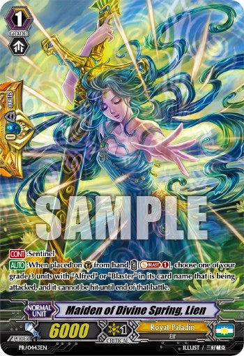 Image for Maiden of Divine Spring, Lien (Promo Cards) (PR/0443EN) - Cardfight Vanguard