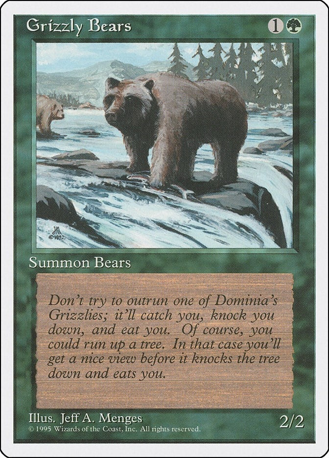 Image for Grizzly Bears (Fourth Edition) - Magic: The Gathering