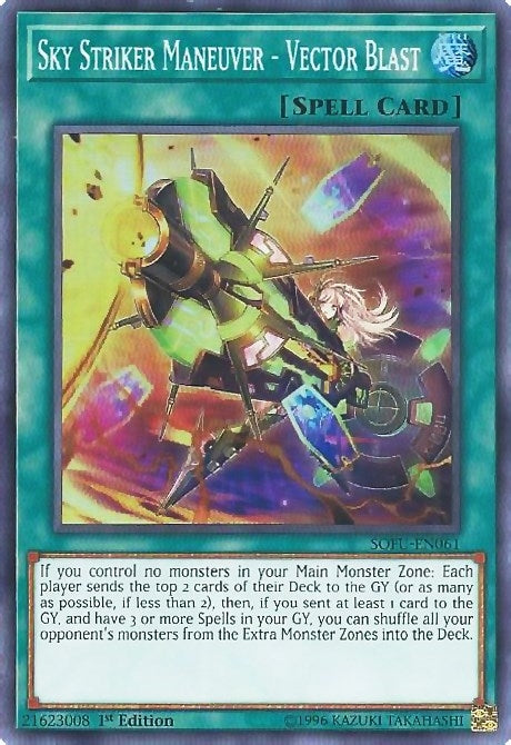 Image for Sky Striker Maneuver - Vector Blast (Soul Fusion) (SOFU-EN061) - YuGiOh