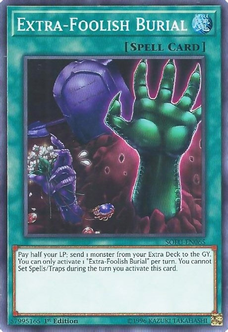 Image for Extra-Foolish Burial (Soul Fusion) (SOFU-EN065) - YuGiOh