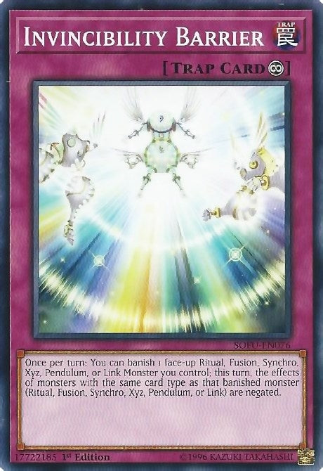 Image for Invincibility Barrier (Soul Fusion) (SOFU-EN076) - YuGiOh