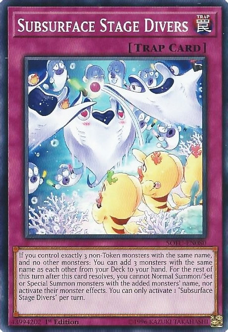 Image for Subsurface Stage Divers (Soul Fusion) (SOFU-EN080) - YuGiOh