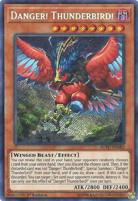 Image for Danger! Thunderbird! (Soul Fusion) (SOFU-EN082) - YuGiOh