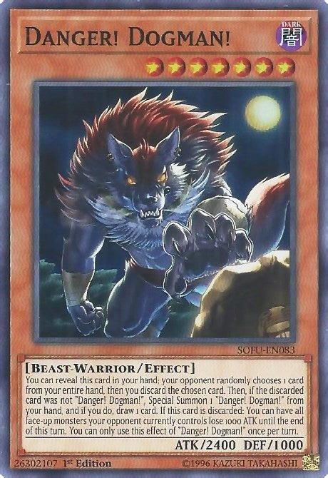 Image for Danger! Dogman! (Soul Fusion) (SOFU-EN083) - YuGiOh