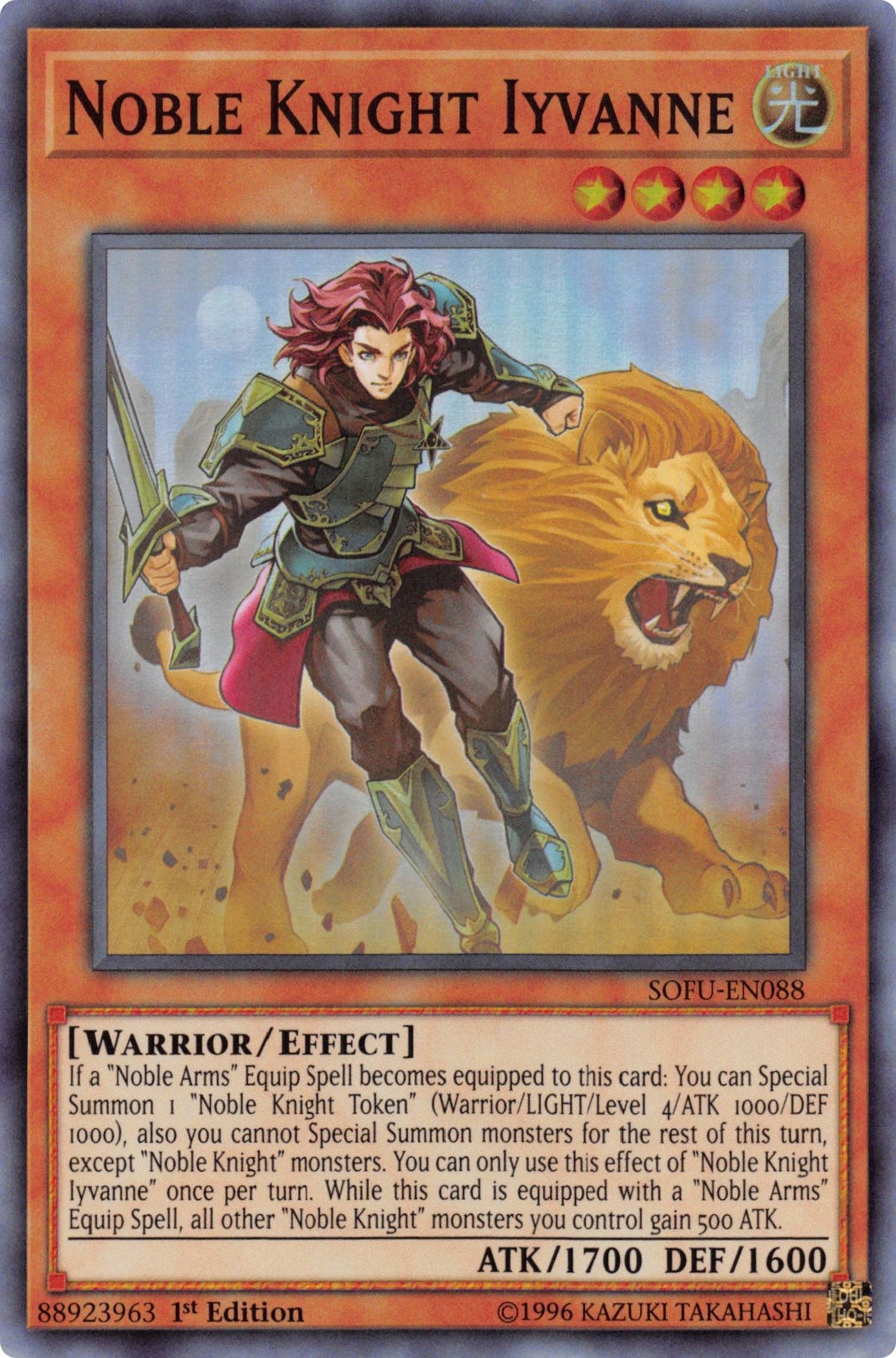 Image for Noble Knight Iyvanne (Soul Fusion) (SOFU-EN088) - YuGiOh