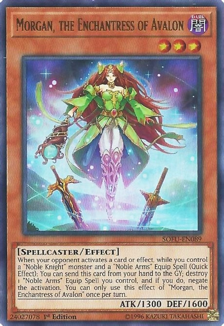 Image for Morgan, the Enchantress of Avalon (Soul Fusion) (SOFU-EN089) - YuGiOh