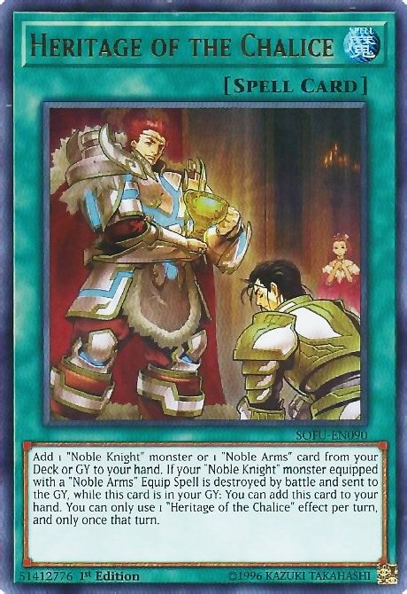 Image for Heritage of the Chalice (Soul Fusion) (SOFU-EN090) - YuGiOh