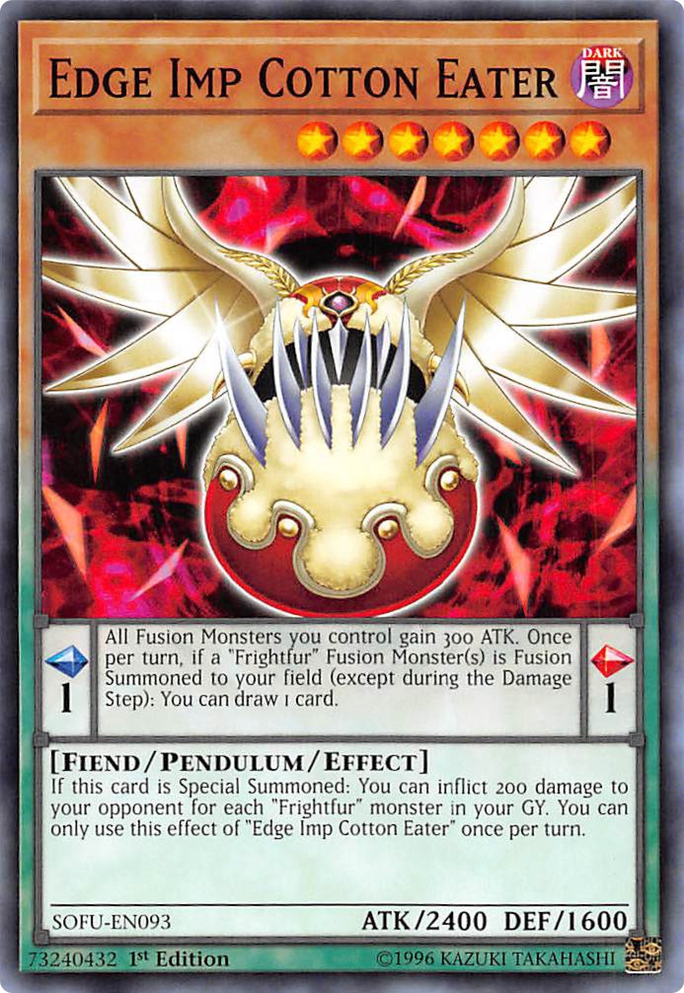 Image for Edge Imp Cotton Eater (Soul Fusion) (SOFU-EN093) - YuGiOh
