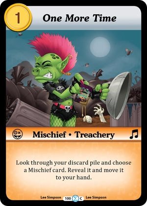 Image for One More Time (Fashion Furious) (100) - Munchkin CCG