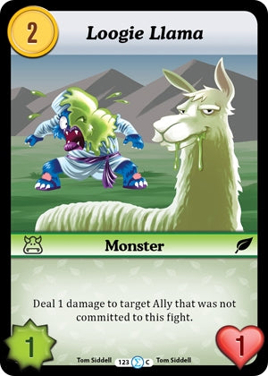 Image for Loogie Llama (Fashion Furious) (123) - Munchkin CCG