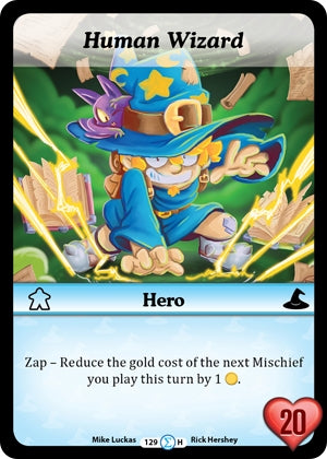 Image for Human Wizard (Foil) (Fashion Furious) (129H) - Munchkin CCG