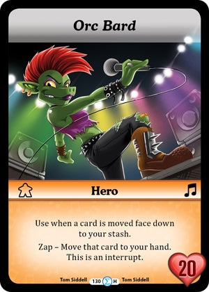 Image for Orc Bard (Foil) (Fashion Furious) (130H) - Munchkin CCG