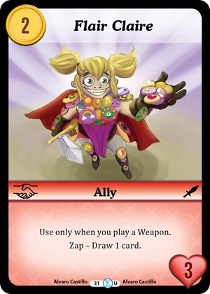 Image for Flair Claire (Fashion Furious) (31) - Munchkin CCG