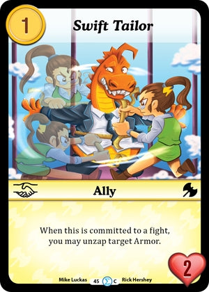 Image for Swift Tailor (Fashion Furious) (45) - Munchkin CCG