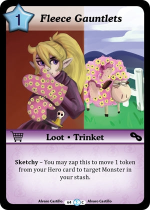 Image for Fleece Gauntlets (Fashion Furious) (64) - Munchkin CCG