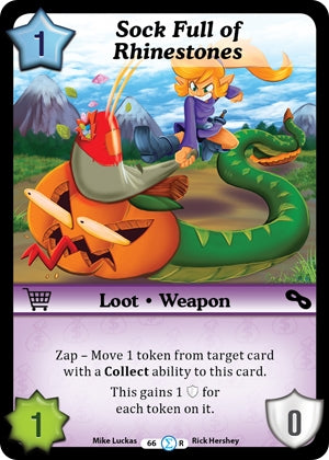 Image for Sock Full of Rhinestones (Fashion Furious) (66) - Munchkin CCG