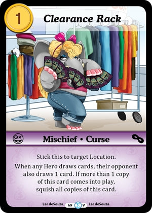 Image for Clearance Rack (Fashion Furious) (69) - Munchkin CCG