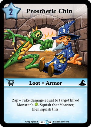 Image for Prosthetic Chin (Fashion Furious) (80) - Munchkin CCG