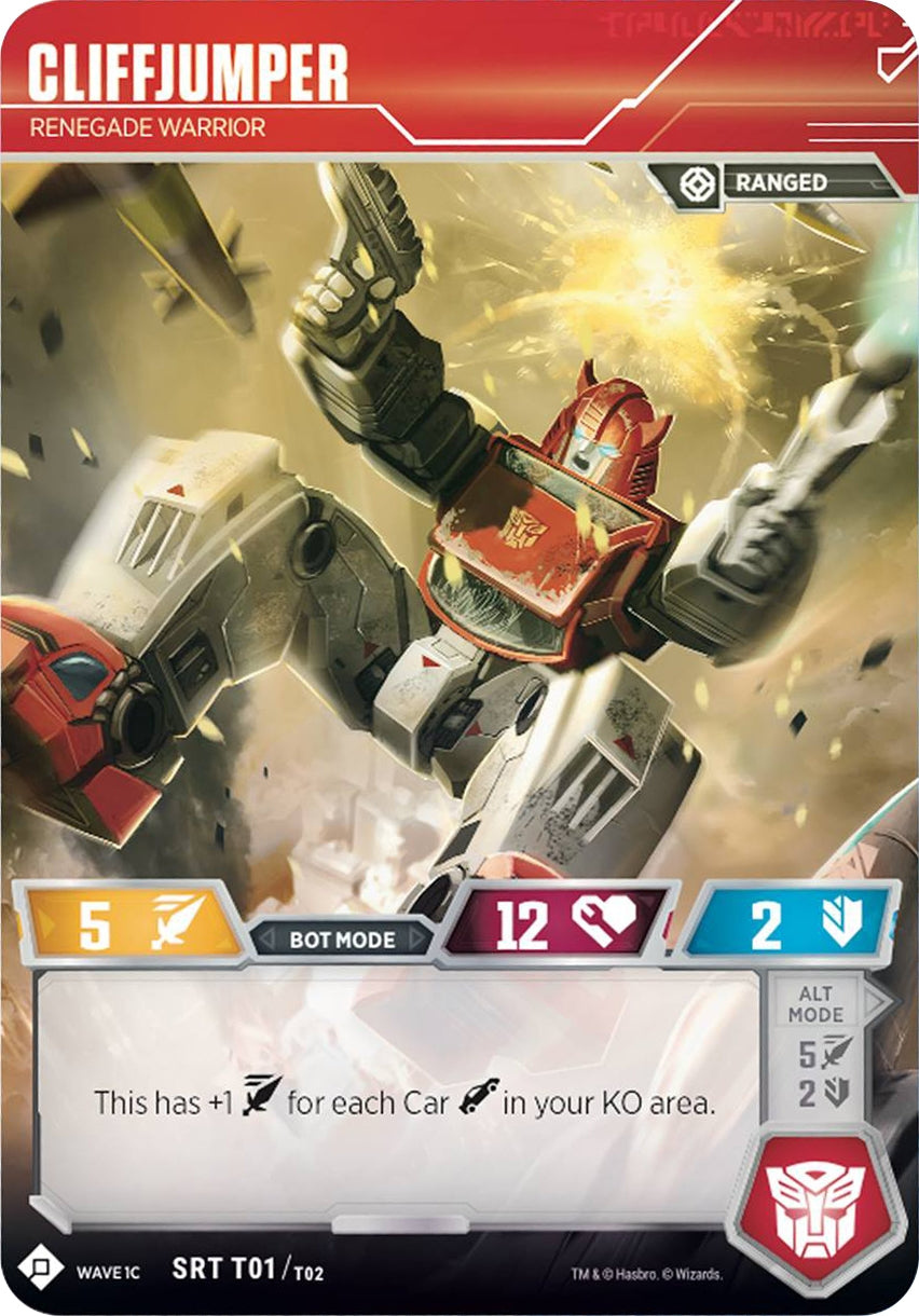 Image for Cliffjumper - Renegade Warrior (SDCC 2018 Exclusive) (Wave 1) (1) - Transformers TCG
