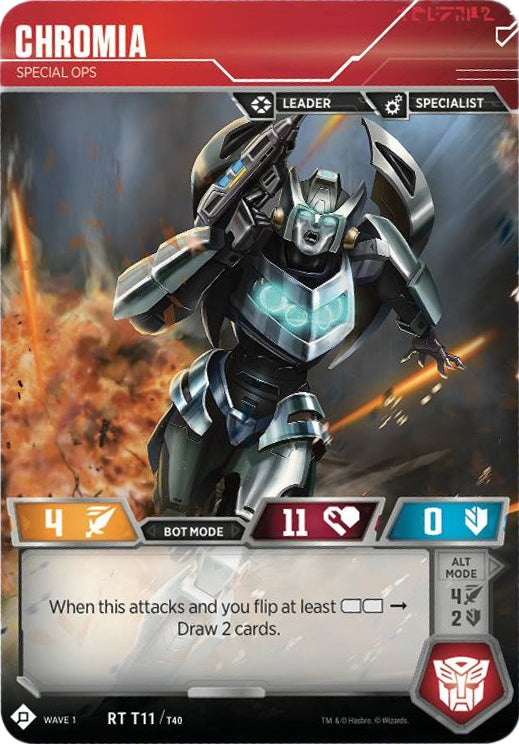 Image for Chromia - Special Ops (Wave 1) (11) - Transformers TCG