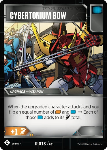Image for Cybertonium Bow (Wave 1) (18) - Transformers TCG