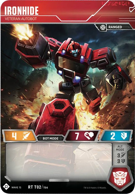 Image for Ironhide - Veteran Autobot (Autobots Starter Set) (Wave 1) (2) - Transformers TCG