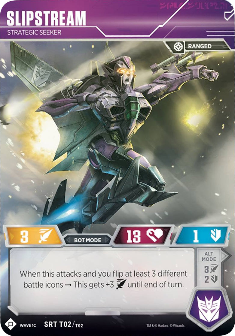 Image for Slipstream - Strategic Seeker (SDCC 2018 Exclusive) (Wave 1) (2) - Transformers TCG