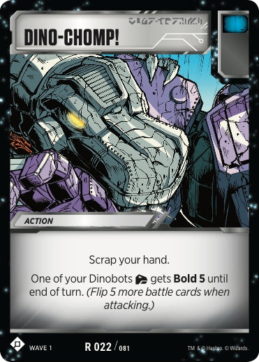 Image for Dino-Chomp! (Wave 1) (22) - Transformers TCG
