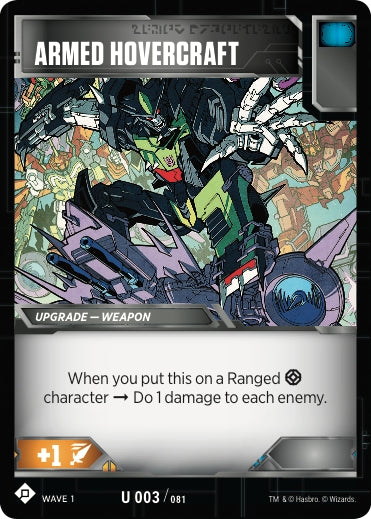 Image for Armed Hovercraft (Wave 1) (3) - Transformers TCG