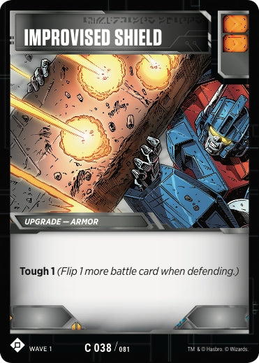 Image for Improvised Shield (Wave 1) (38) - Transformers TCG