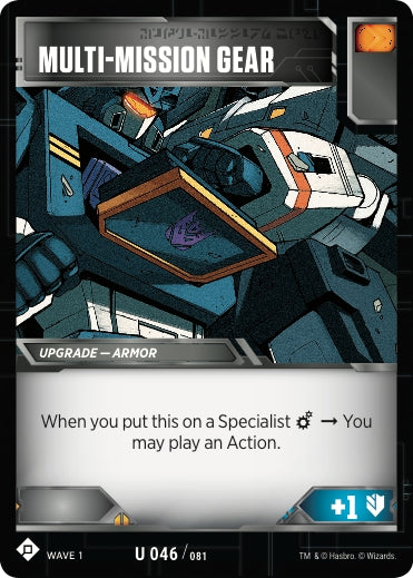Image for Multi-Mission Gear (Wave 1) (46) - Transformers TCG