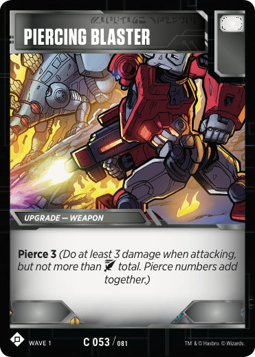 Image for Piercing Blaster (Wave 1) (53) - Transformers TCG