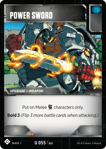 Image for Power Sword (Wave 1) (55) - Transformers TCG