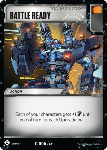 Image for Battle Ready (Wave 1) (6) - Transformers TCG