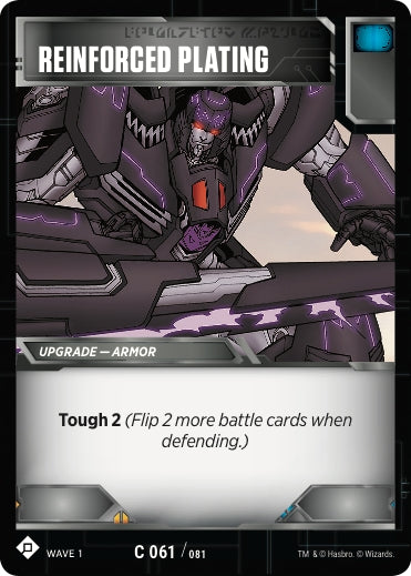Image for Reinforced Plating (Wave 1) (61) - Transformers TCG