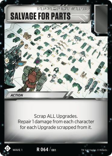 Image for Salvage for Parts (Wave 1) (64) - Transformers TCG