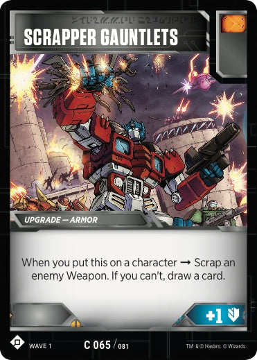 Image for Scrapper Gauntlets (Wave 1) (65) - Transformers TCG