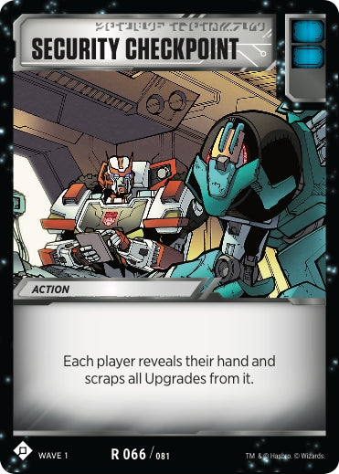 Image for Security Checkpoint (Wave 1) (66) - Transformers TCG