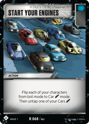 Image for Start Your Engines (Wave 1) (68) - Transformers TCG