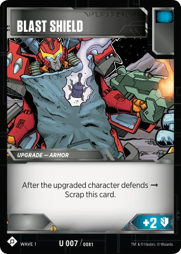 Image for Blast Shield (Wave 1) (7) - Transformers TCG