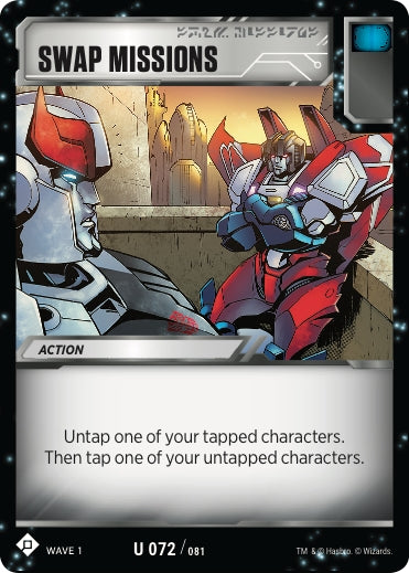 Image for Swap Missions (Wave 1) (72) - Transformers TCG