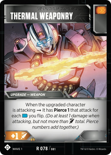 Image for Thermal Weaponry (Wave 1) (78) - Transformers TCG