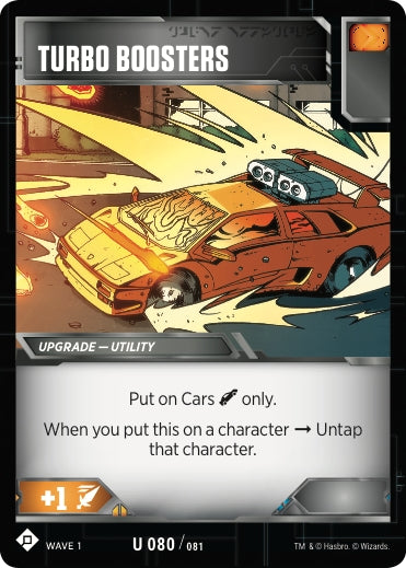 Image for Turbo Boosters (Wave 1) (80) - Transformers TCG