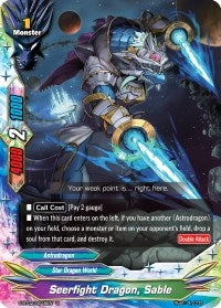 Image for Seerfight Dragon, Sable (Dimension Destroyer) (S-BT02/0045EN) - Future Card BuddyFight
