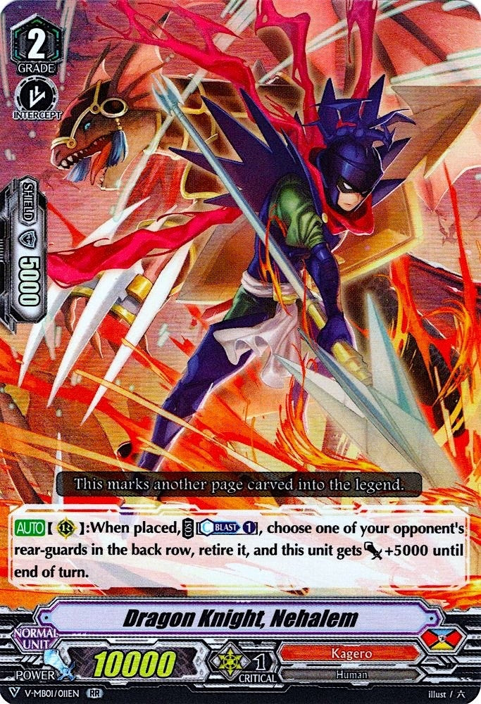 Image for Dragon Knight, Nehalem (V-MB01: PSYqualia Strife) (V-MB01/011EN) - Cardfight Vanguard