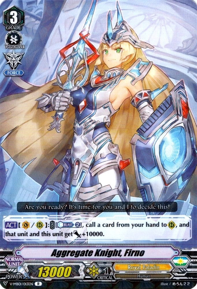 Image for Aggregate Knight, Firno (V-MB01: PSYqualia Strife) (V-MB01/013EN) - Cardfight Vanguard