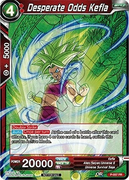 Image for Desperate Odds Kefla (Event Pack 2 - 2018) (Promotion Cards) (P-057_PR) - Dragon Ball Super: Masters