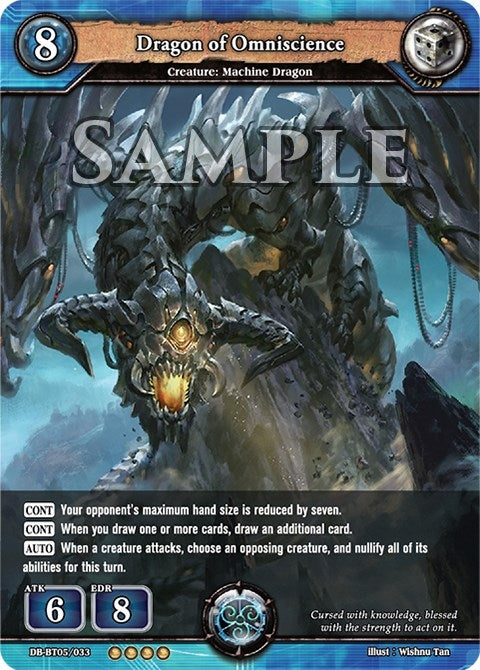 Image for Dragon of Omniscience (Reckoning of Vashr) (DB-BT05/033) - Dragoborne
